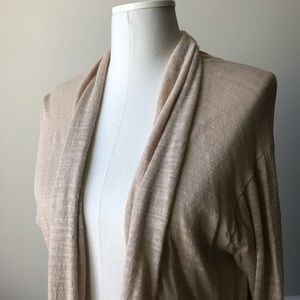 Lou & Grey tan cardigan